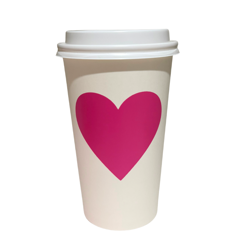 Heart Hot Cups