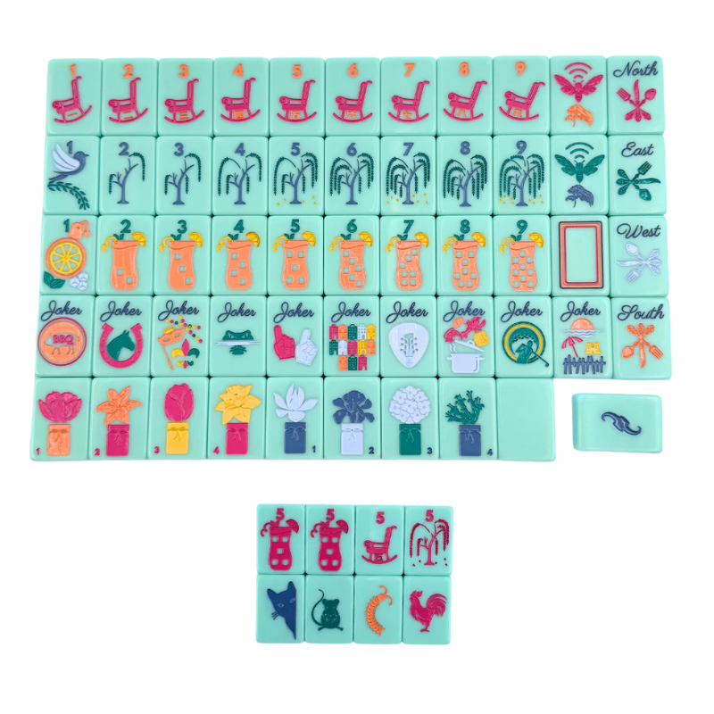 Southern Charm Mahjong Tiles