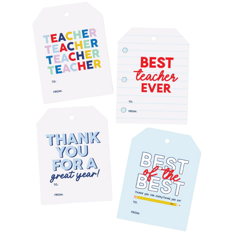 Mini Bag of Teacher Gift Tags