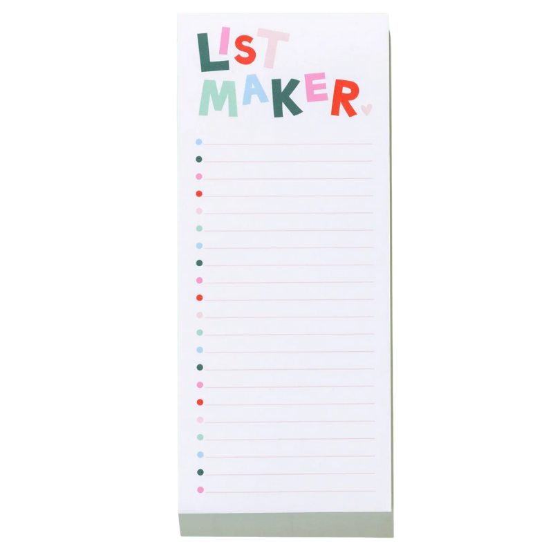 List Maker Notepad