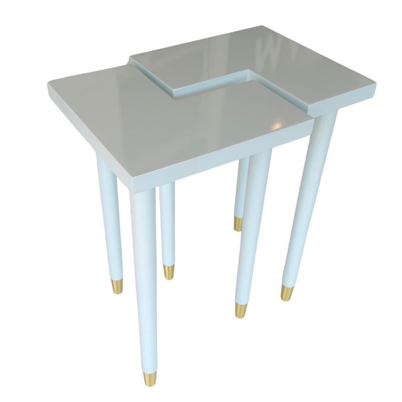 Minimal Puzzle Cocktail Tables (Pair)