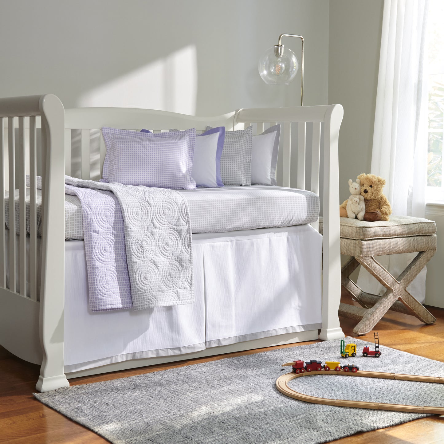 Lavender Lucia Crib Sheet