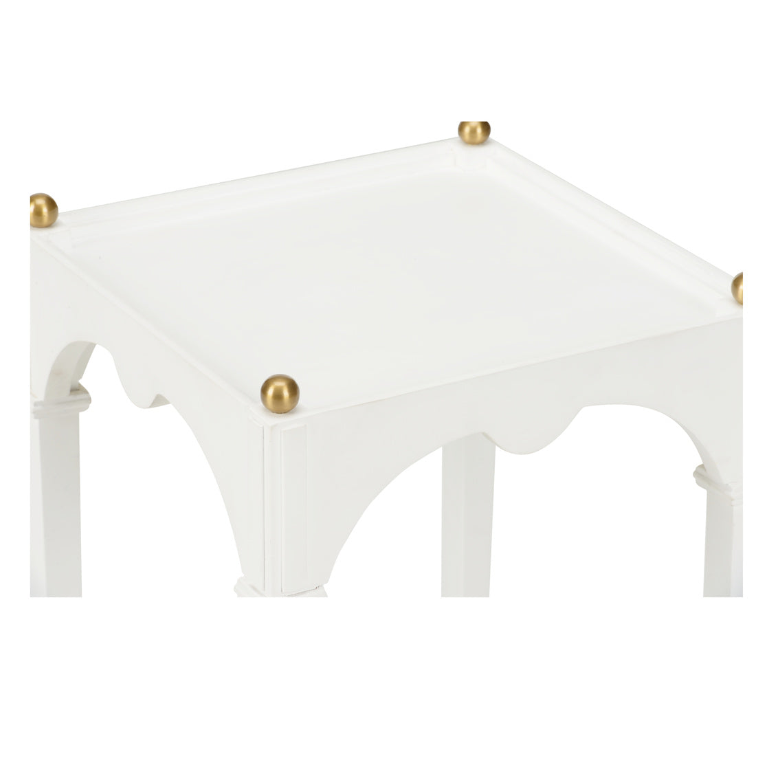 Kent Drinks table in White