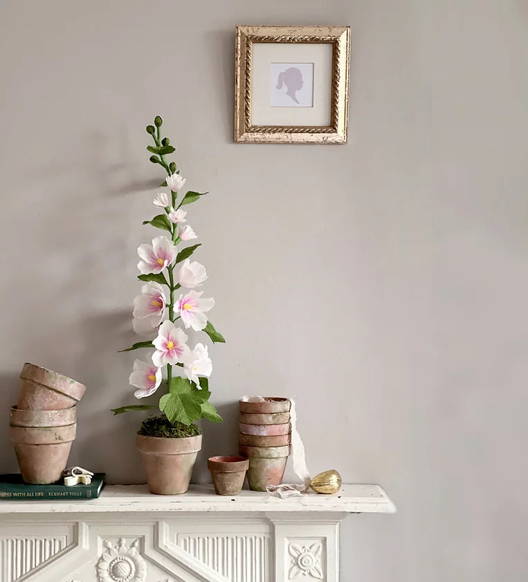 Hollyhock Paper Sculpture