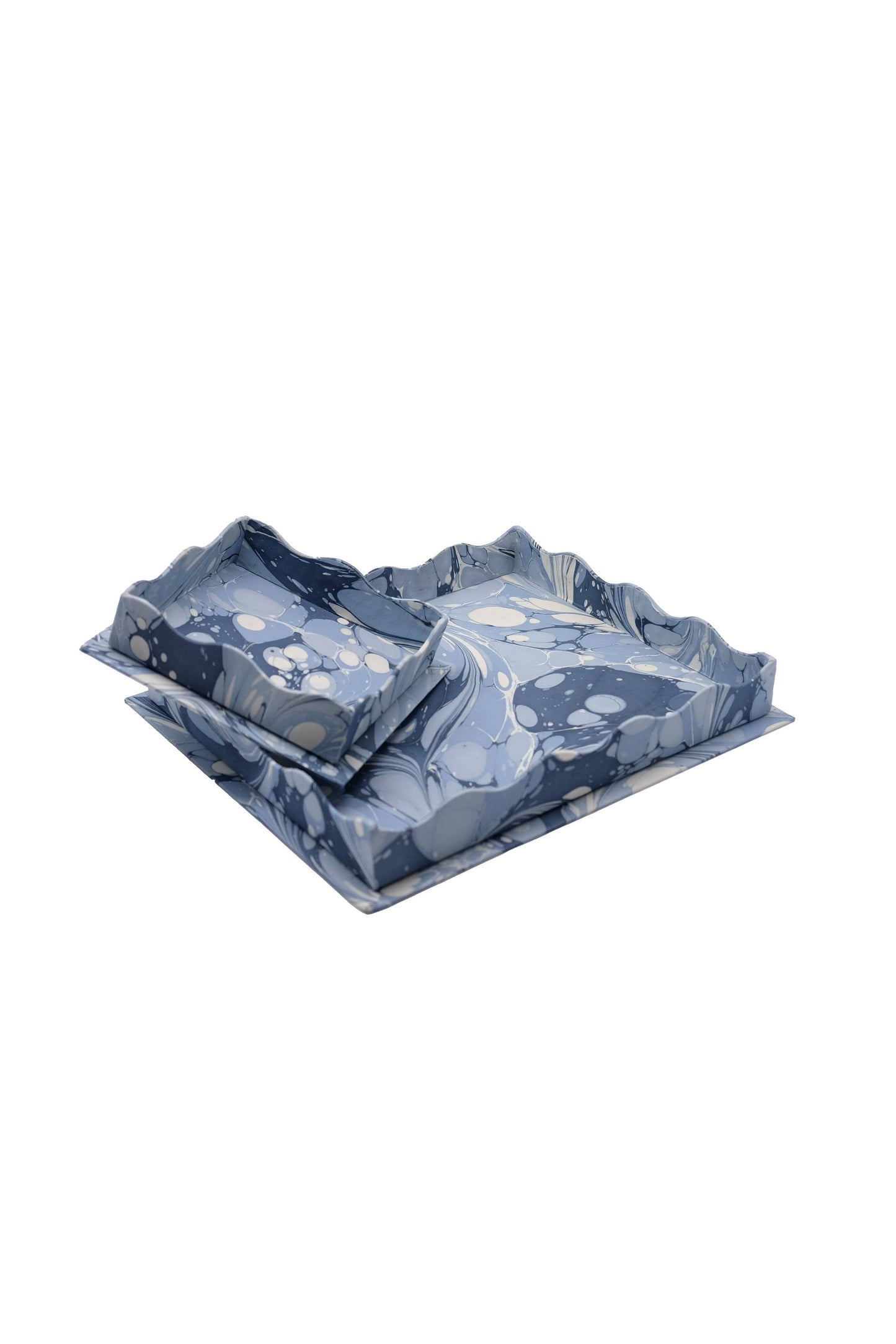 Large Nesting Tray in Ocean Wave