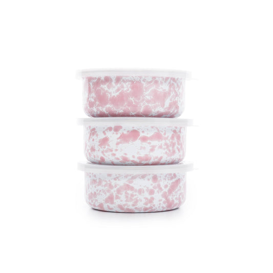 Catalina Storage Bowls in Pink