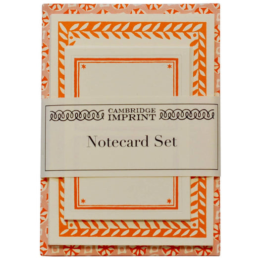 Set of Notecards - Tangerine