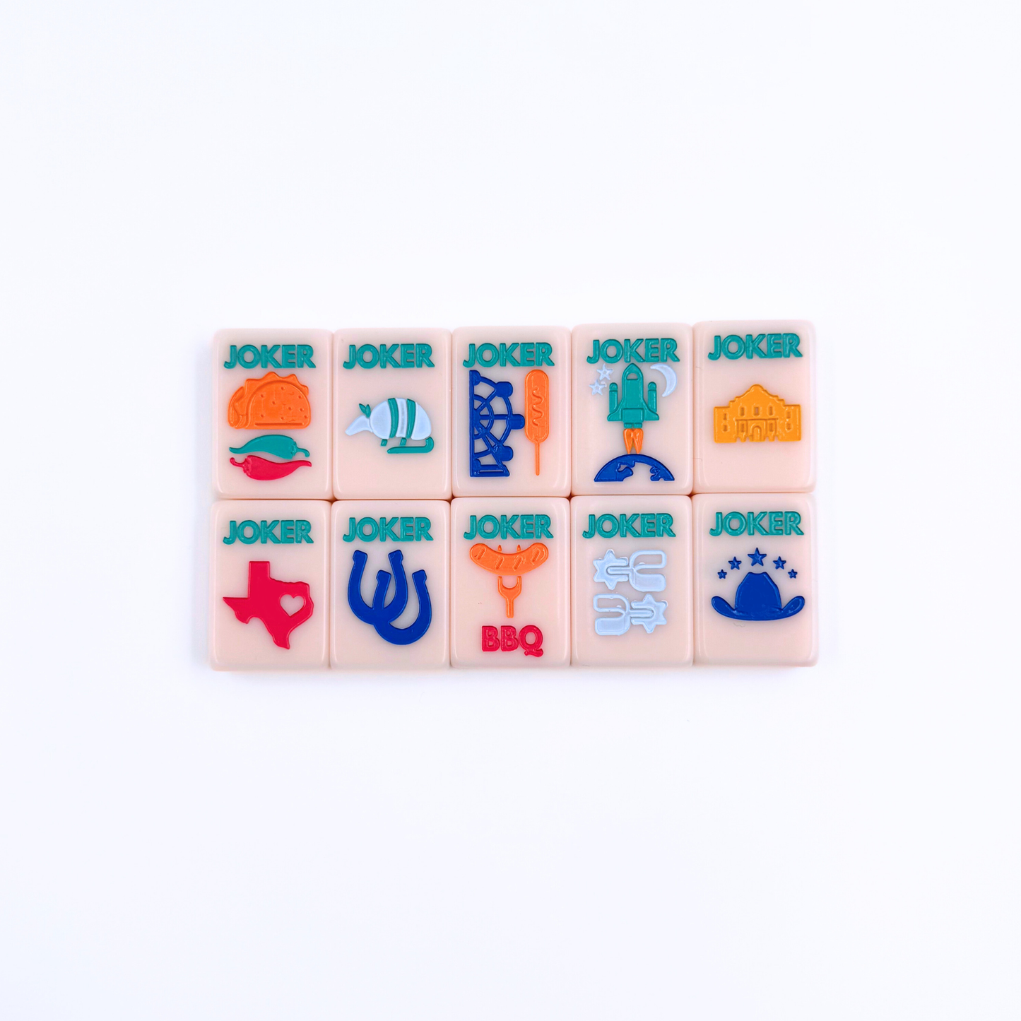 Lone Star Mahjong Tiles