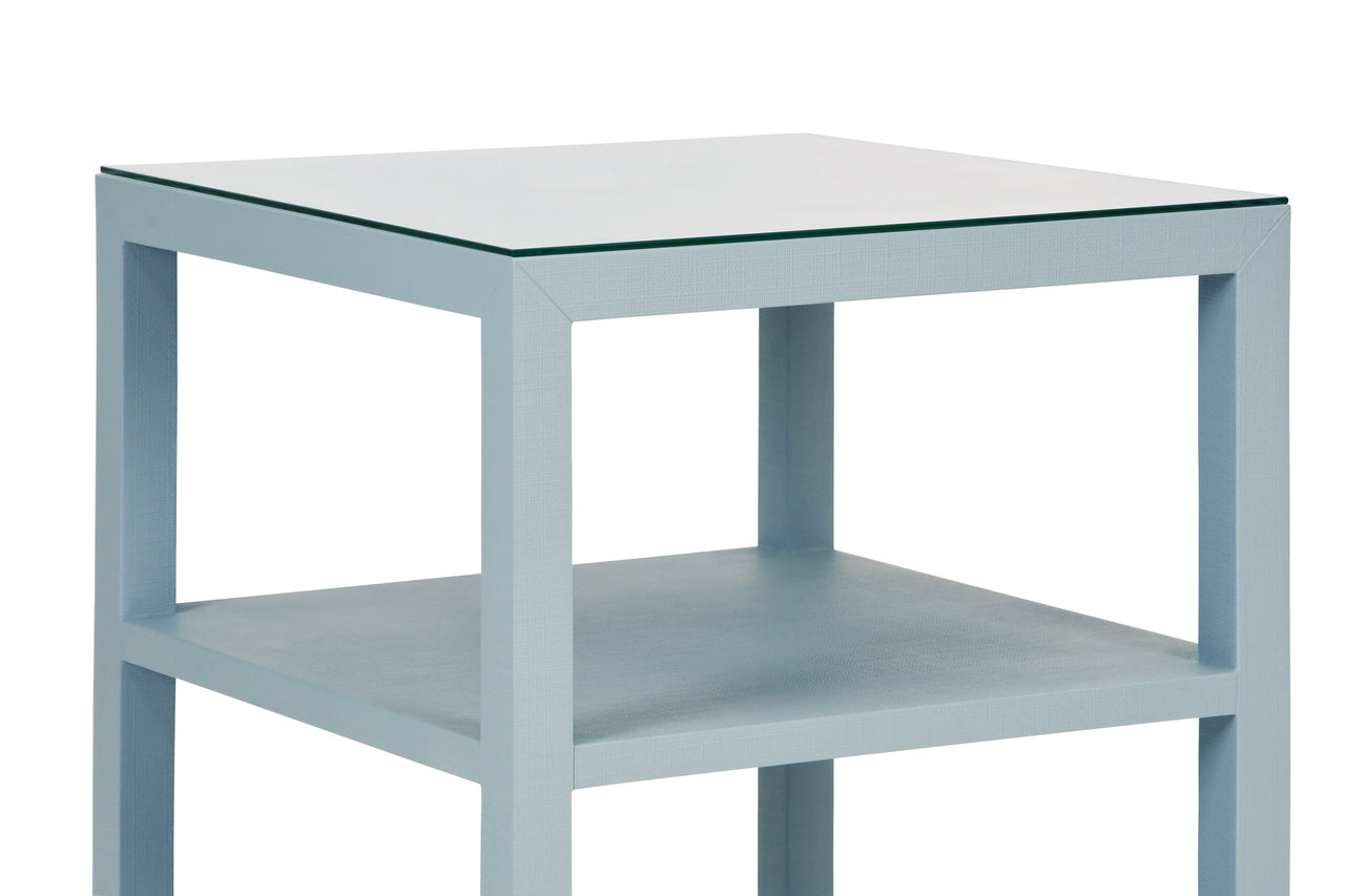 Amie Side Table in Light Blue