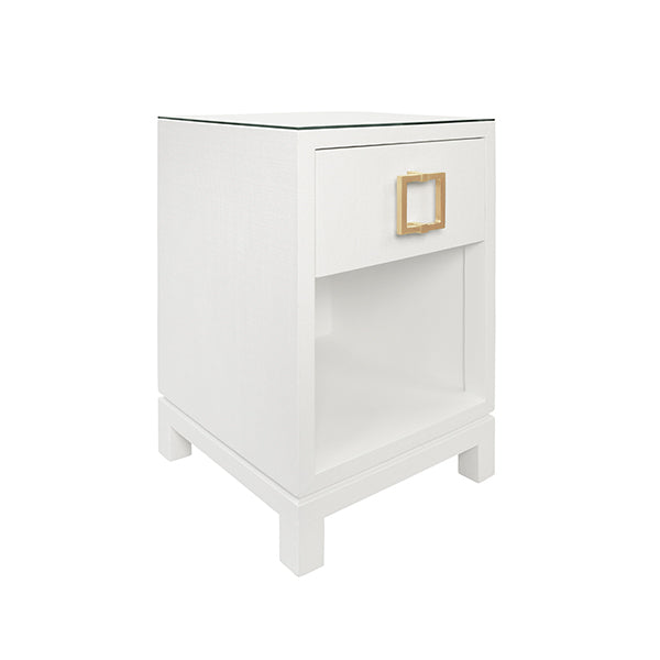 Blair Side Table in White