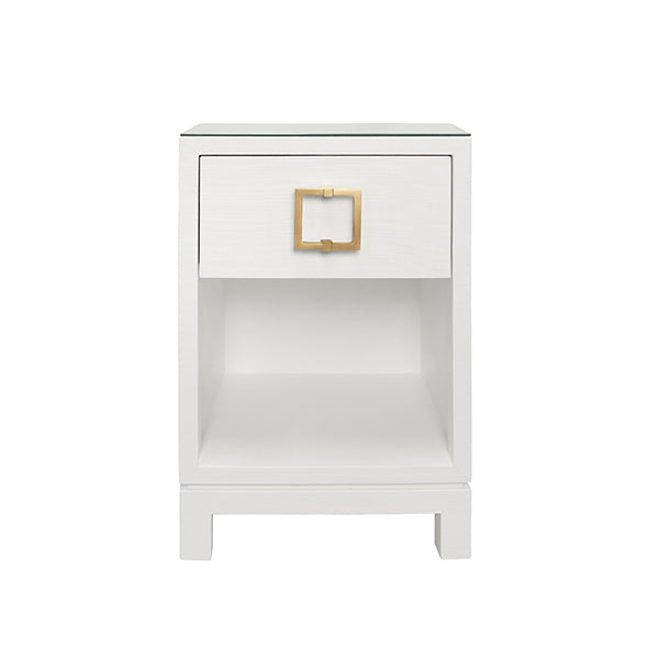 Blair Side Table in White