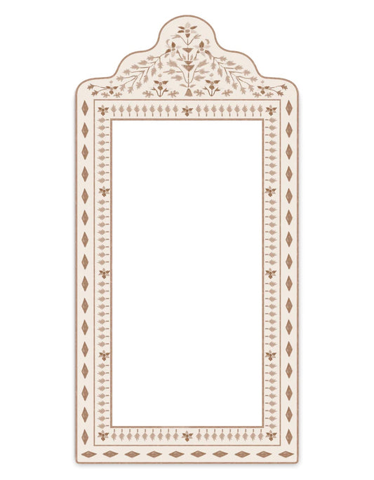 Lulie Wallace X Fleur Bone Inlay Mirror