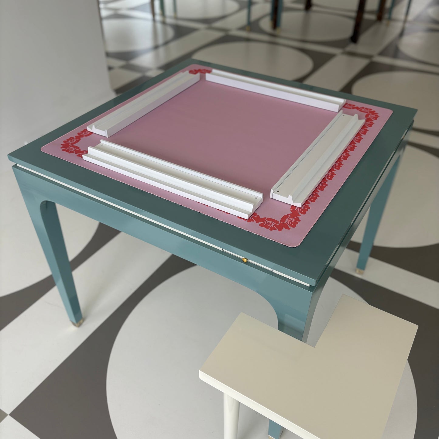 Mahjong Tile Rack and Pusher Set
