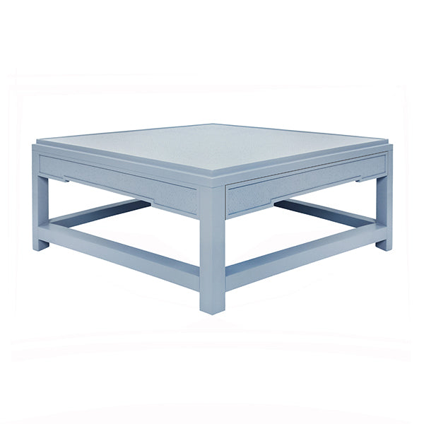 Locklin Coffee Table in Light Blue