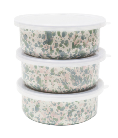 Catalina Storage Bowls in Light Green