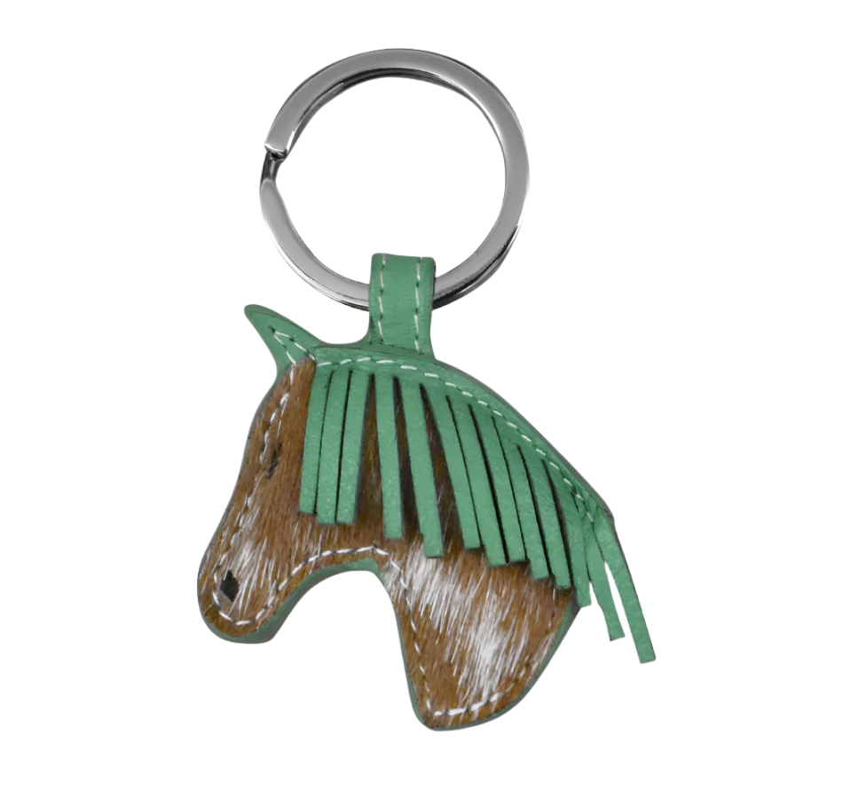 Horse Key Chain in Turquoise