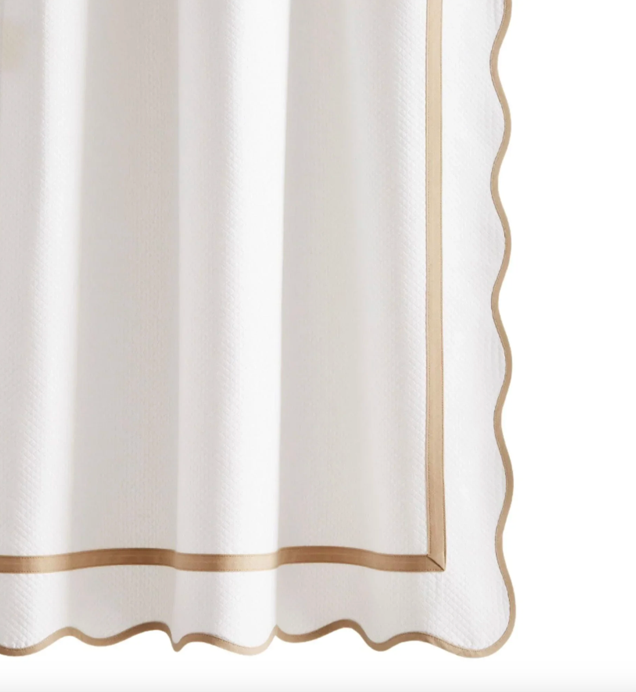 Devon II Scallop Shower Curtain