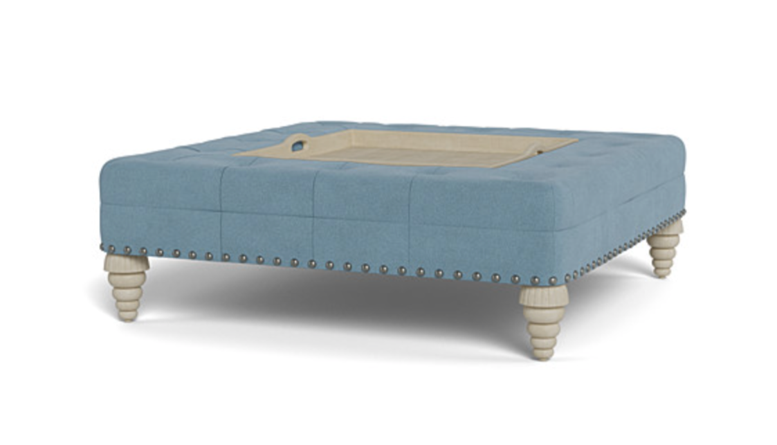 Tray Chic Ottoman