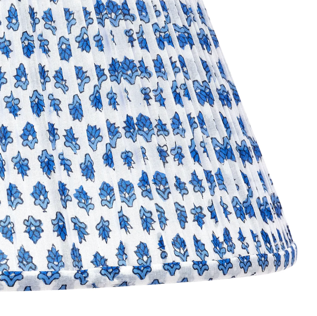 Bunny Williams Wild Ginger Blue Lampshade