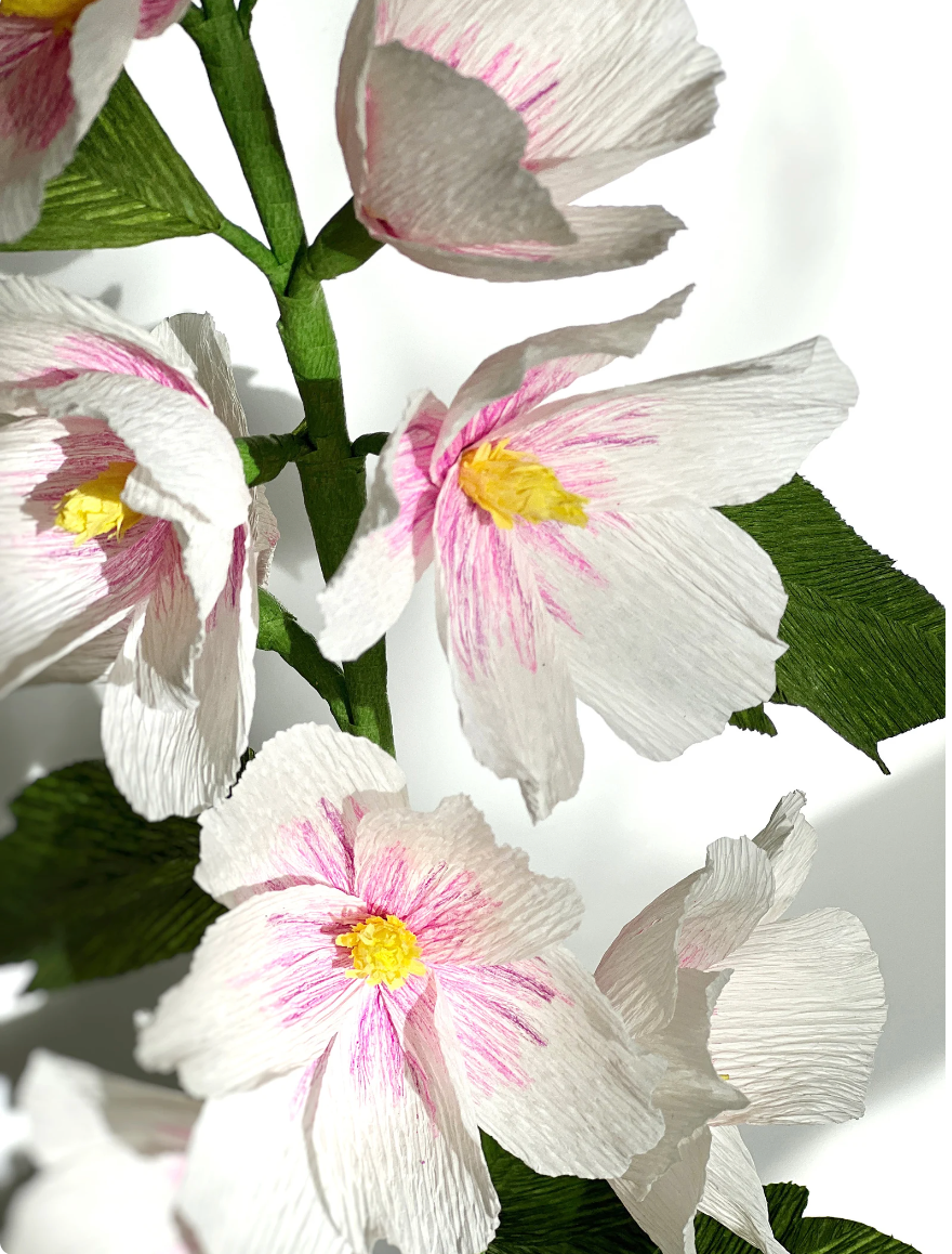 Hollyhock Paper Sculpture