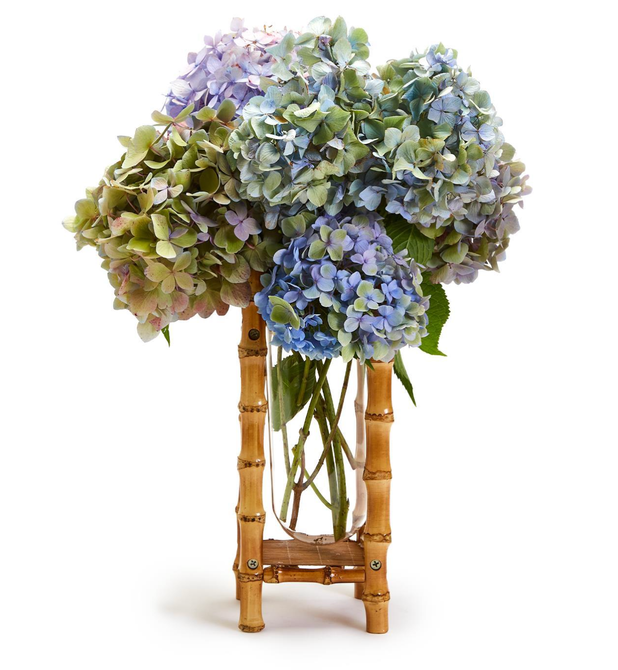 Bamboo and Glass Vase