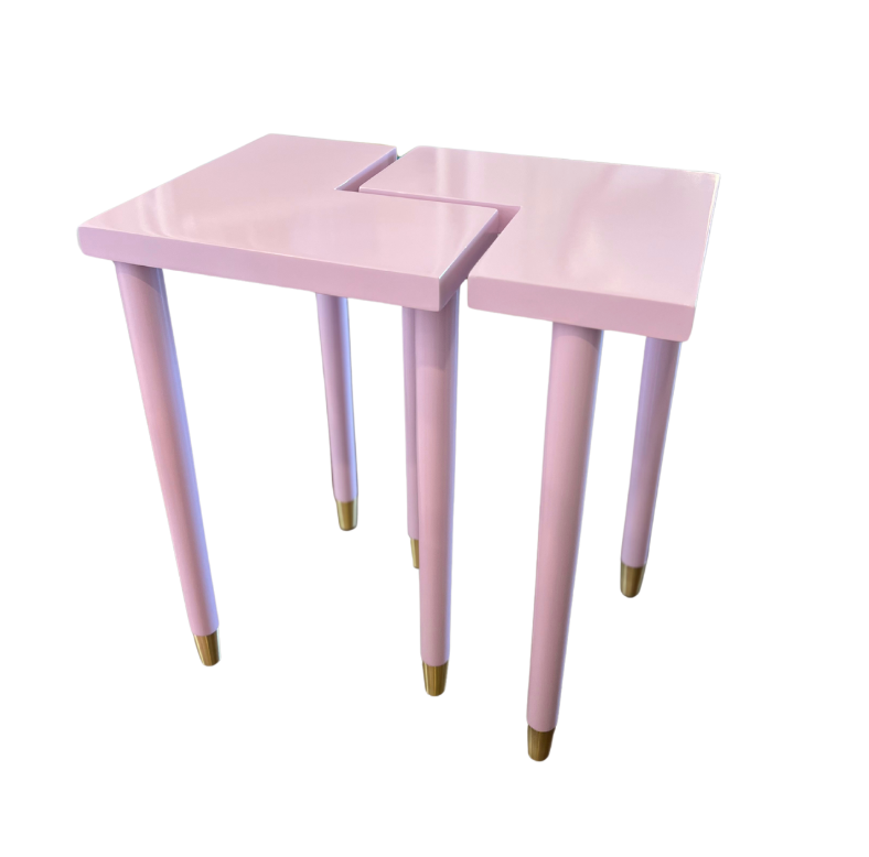 Minimal Puzzle Cocktail Tables (Pair)