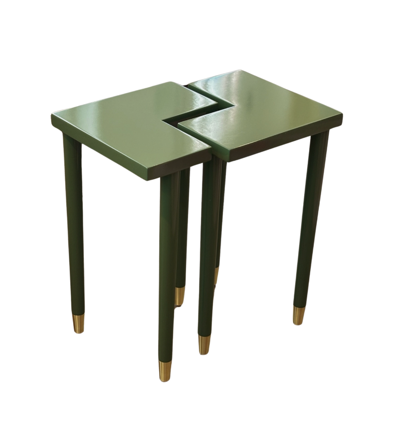 Minimal Puzzle Cocktail Tables (Pair)