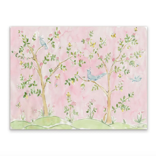 Watercolor Chinoiserie Print