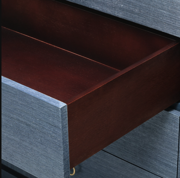 Ming Extra Large Dresser in Navy Blue