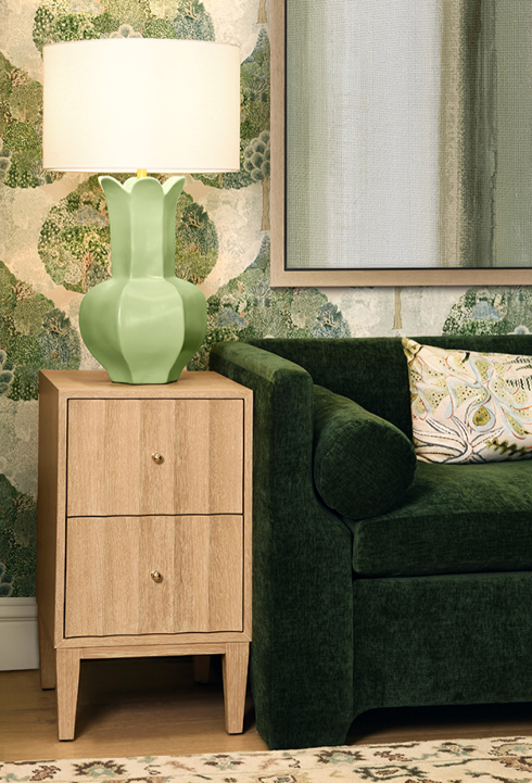 Lyla Lamp in Green