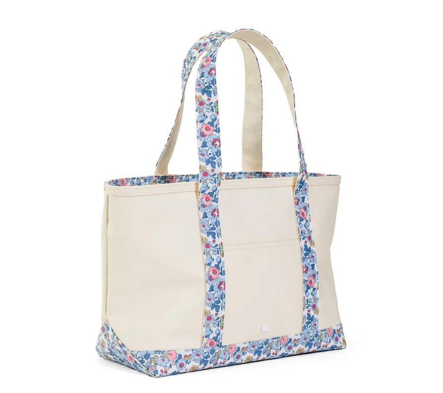 Coated Canvas Tote with Bridgehampton Trim