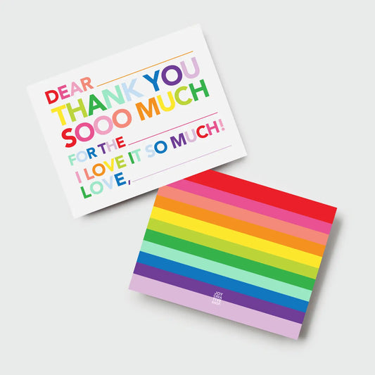 Kids Fill in Thank You Notes