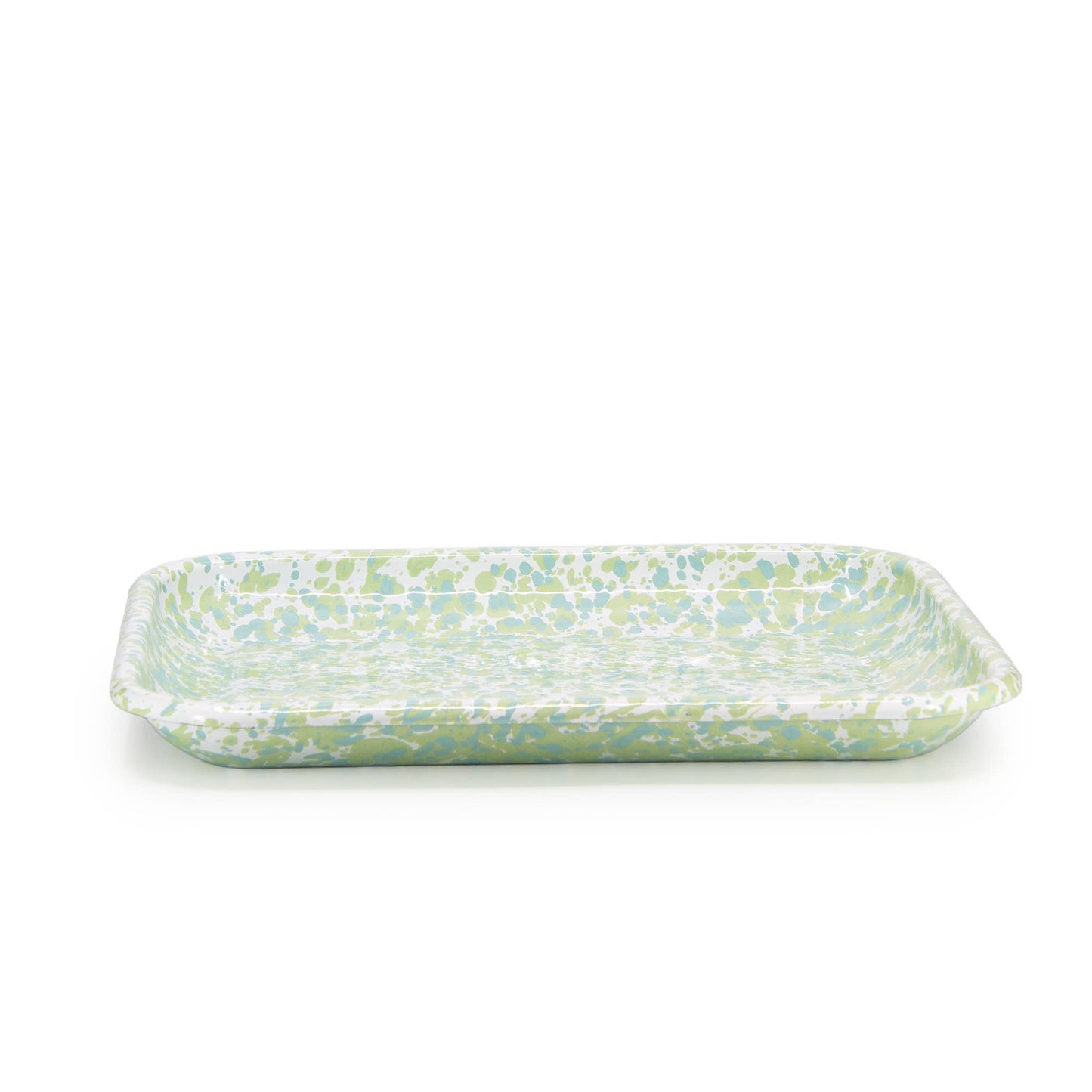 Enamelware Rectangular Tray in Jardin