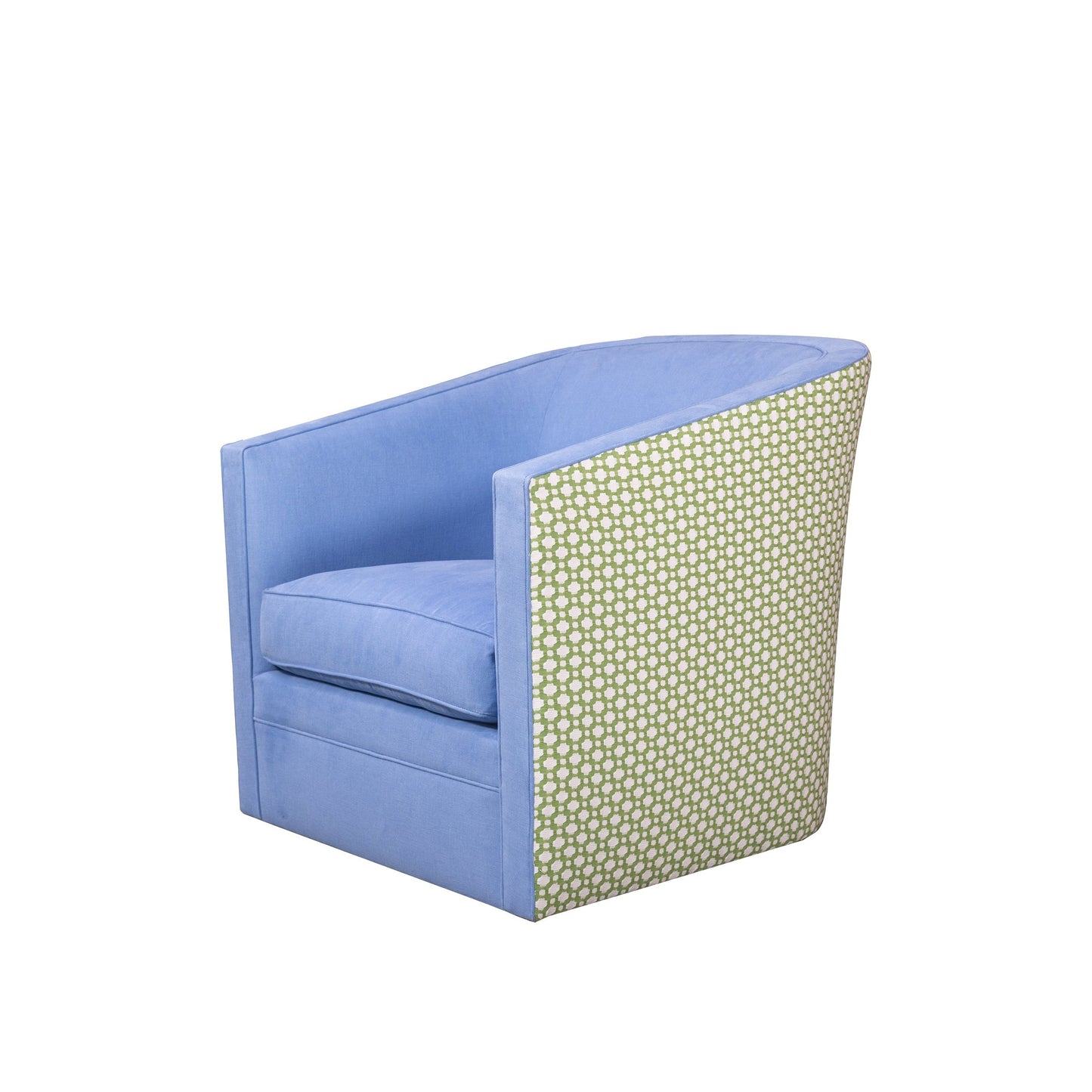 Swivel Barrel Chair