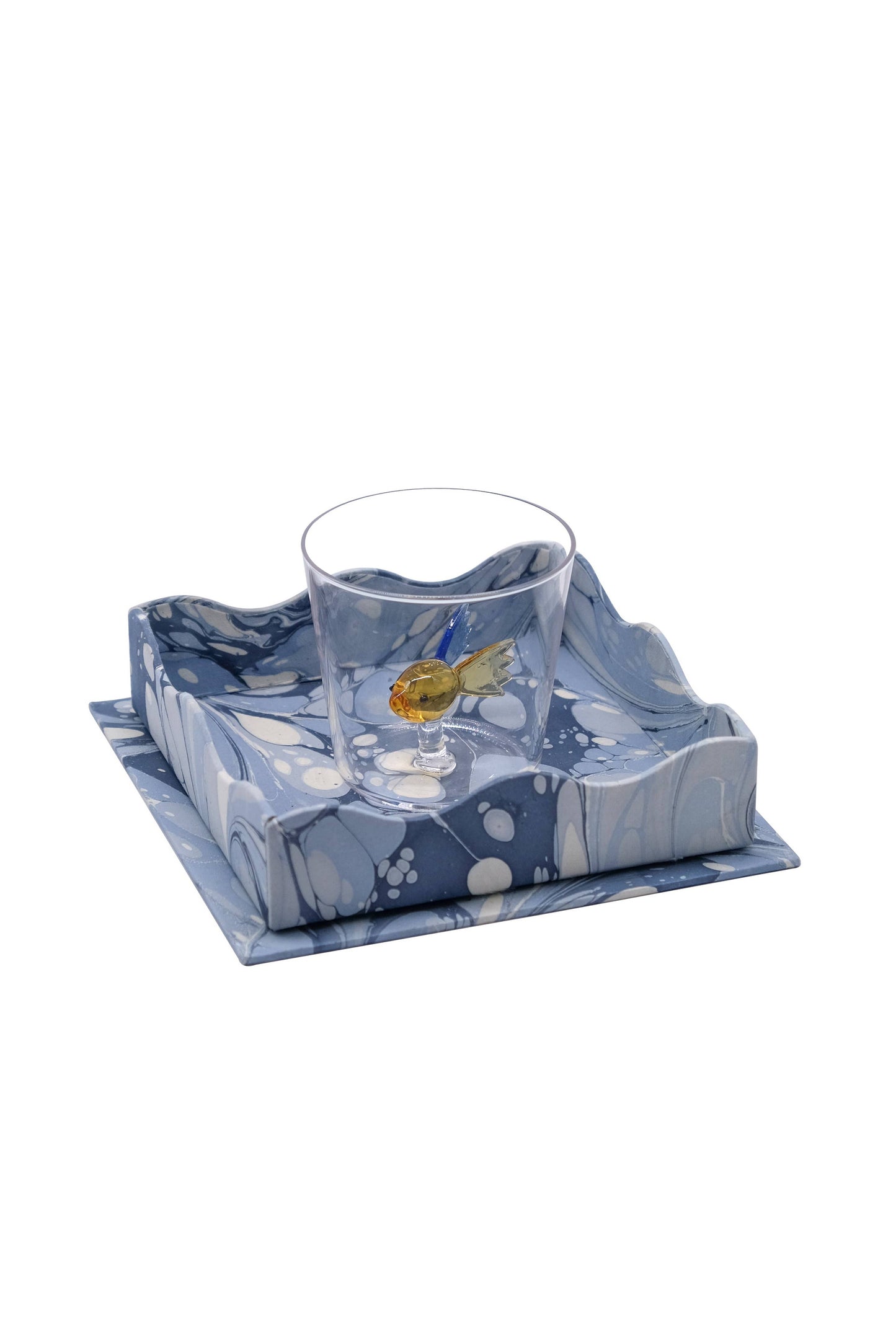 Large Nesting Tray in Ocean Wave