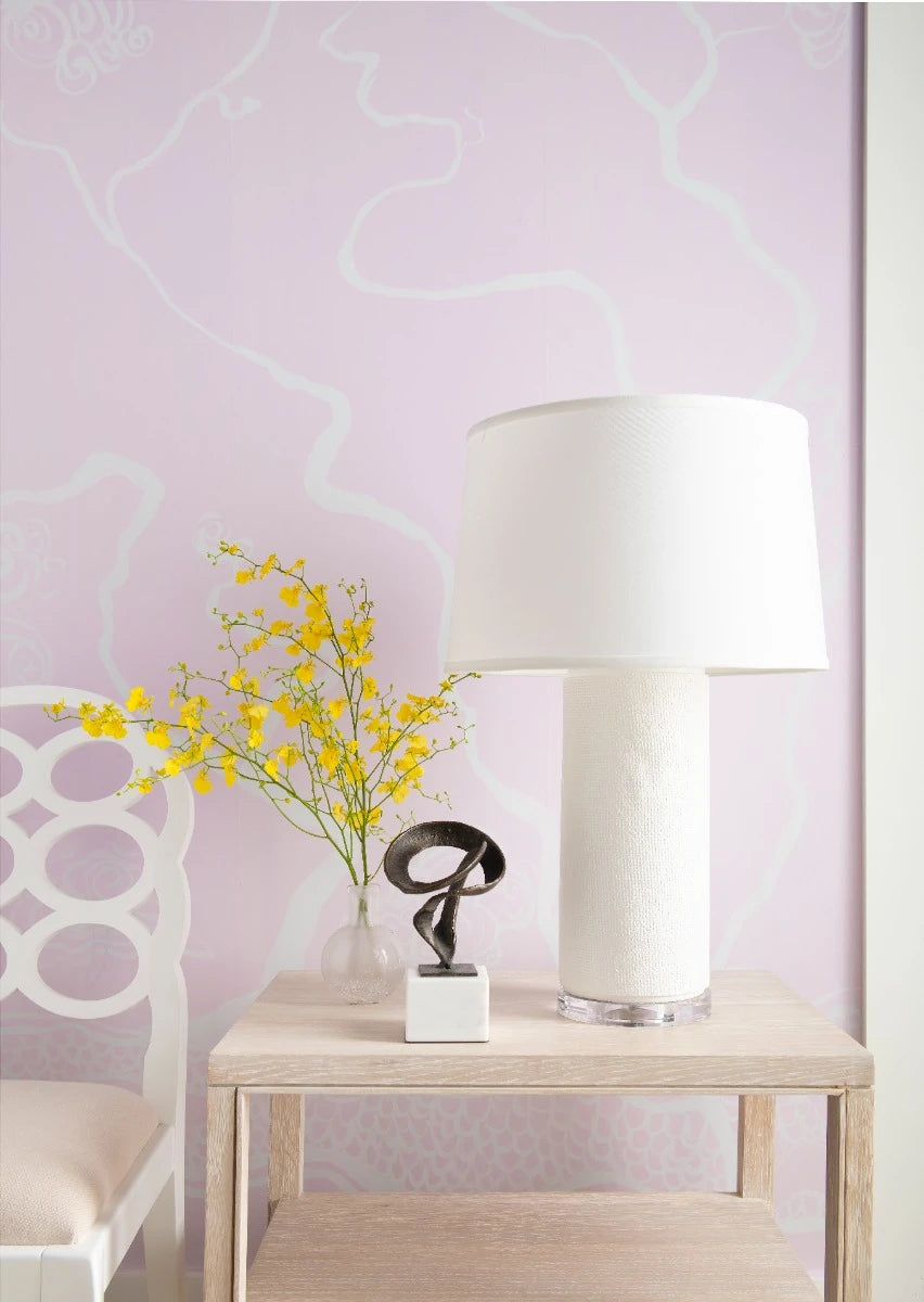 Cleo Lamp in Off White