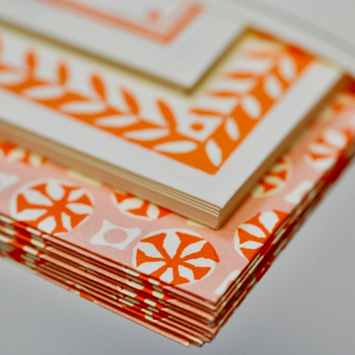 Set of Notecards - Tangerine