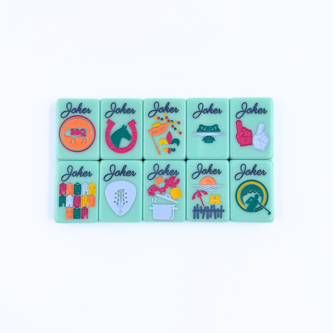 Southern Charm Mahjong Tiles