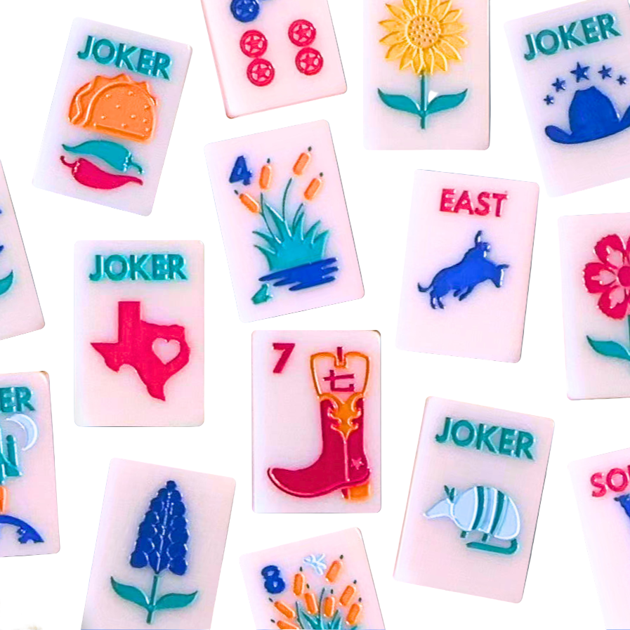 Lone Star Mahjong Tiles