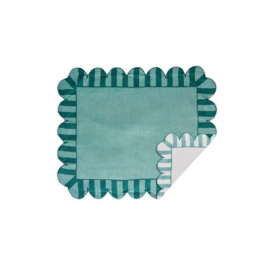 Jardin Embroidered Linen Placemats
