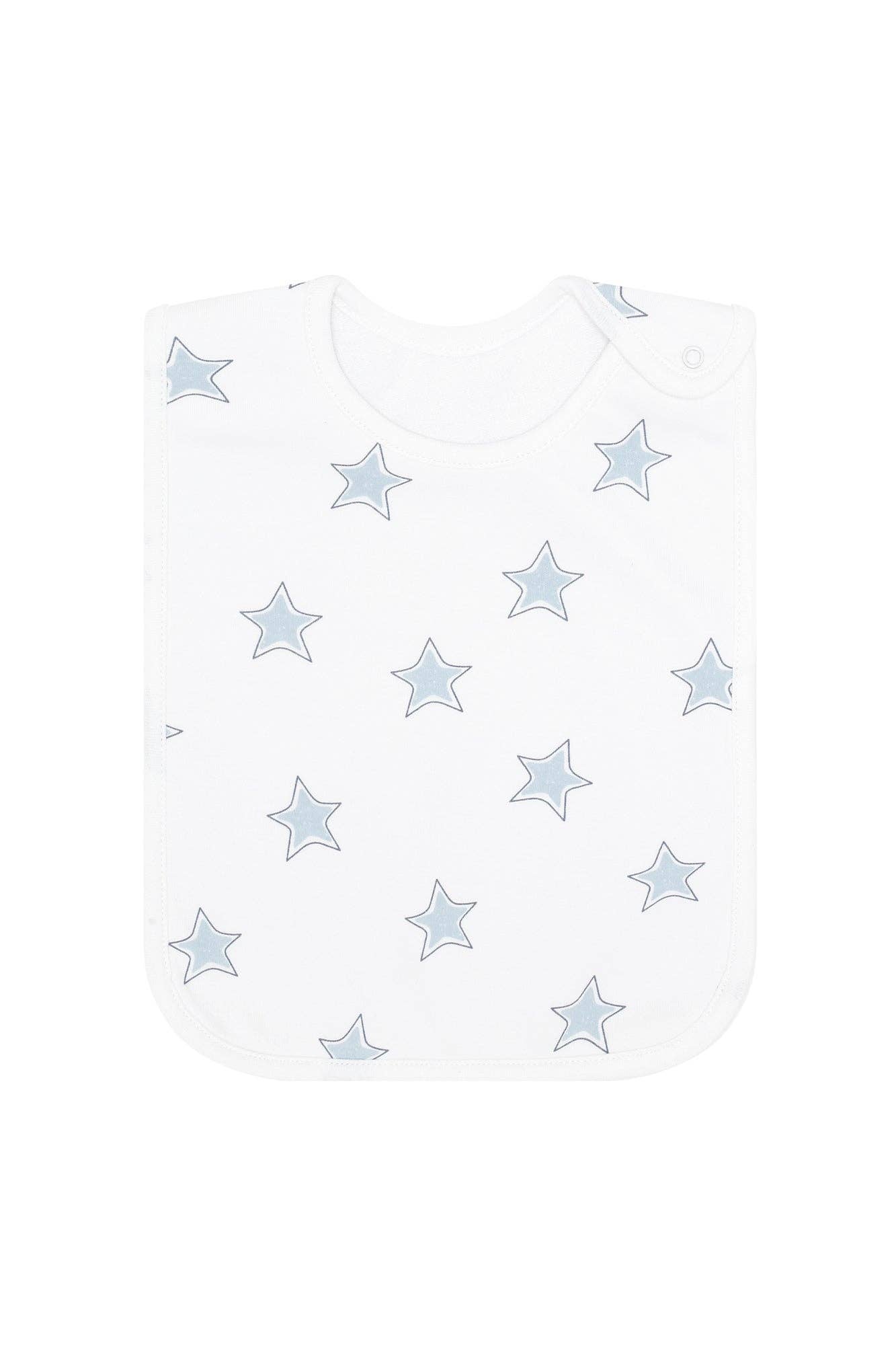 Blue Stars Feeding Bib