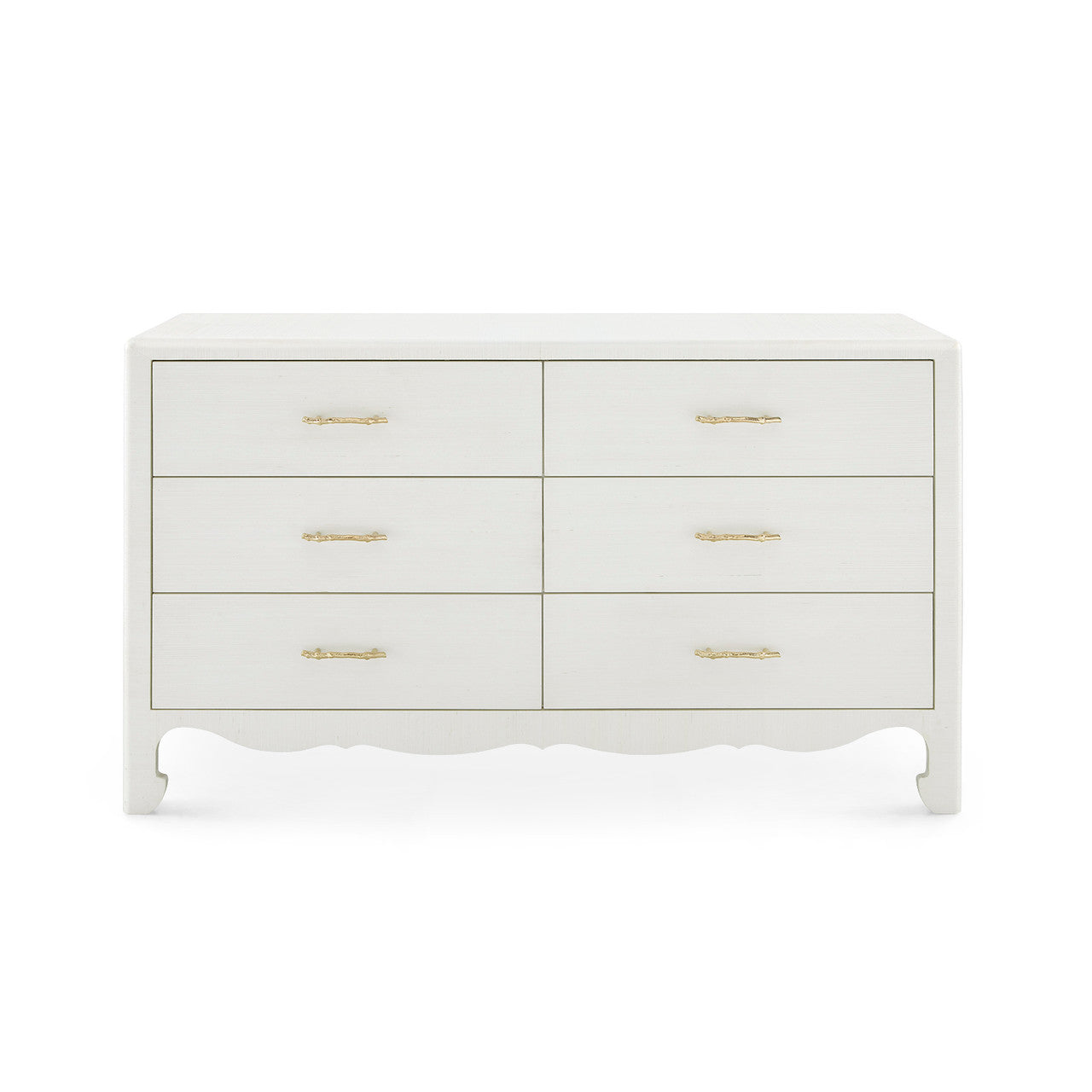 Gianna Dresser in Sand White