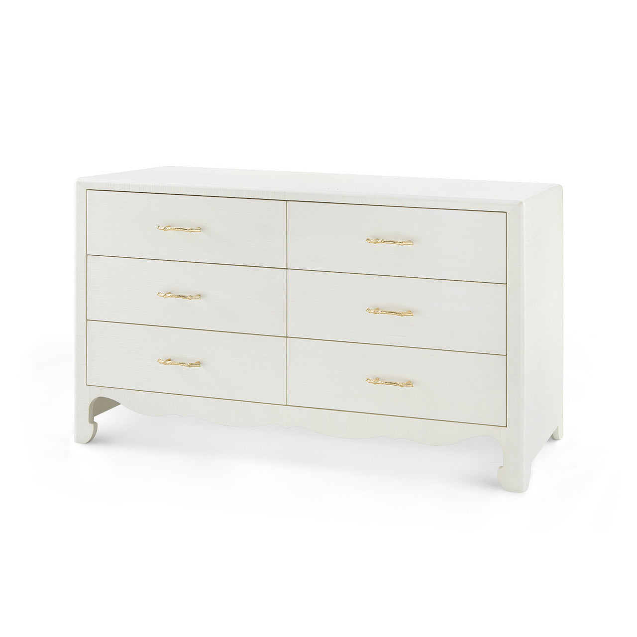 Gianna Dresser in Sand White
