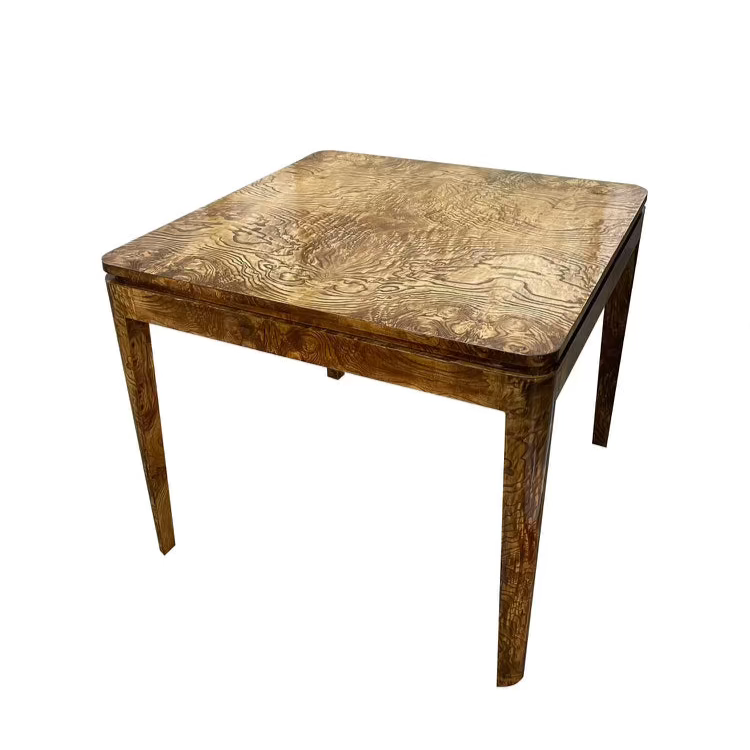 Burl Game Table