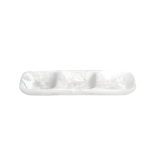 3 Part Resin Tray in White