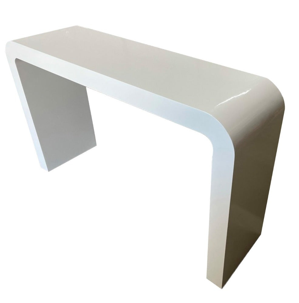 Waterfall Lacquered Console Table