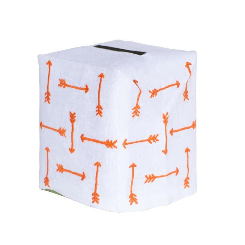 Embroidered Tissue Box Cover