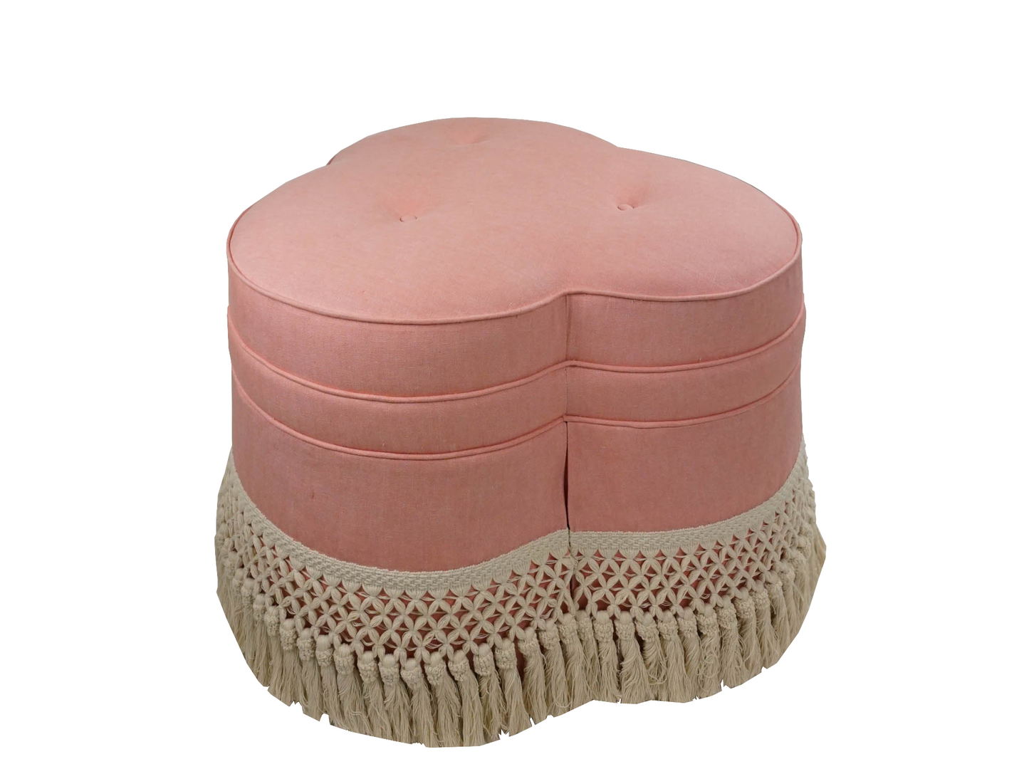 Custom Clover Ottoman