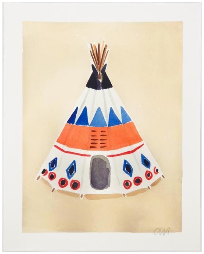 Teepee Print