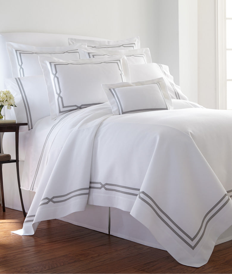 Shelby Fretwork Design Shams
